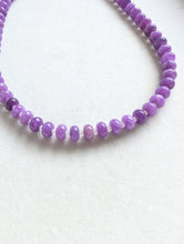Load image into Gallery viewer, Royal Purple Beaded Necklace