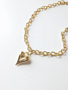 Golden Hour Heart Necklace