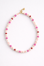 Load image into Gallery viewer, Velvet Blush Beaded Necklace