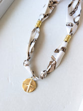 Load image into Gallery viewer, Reversible Vintage Heart Scarf Charm