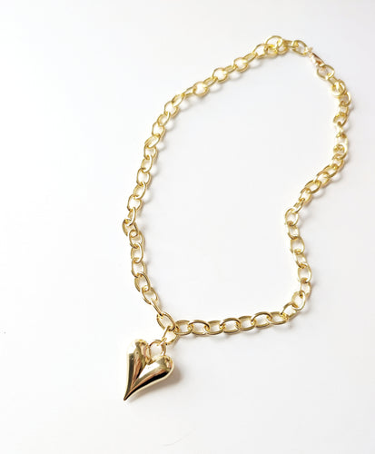 Golden Hour Heart Necklace