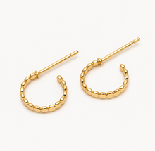 Load image into Gallery viewer, Petite Pebble Hoops