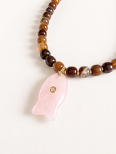 Load image into Gallery viewer, Driftwood Blush Beaded Necklace