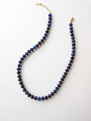 Midnight Berry Beaded Necklace