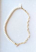 Load image into Gallery viewer, Snowfall Beaded Link Necklace
