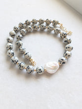 Load image into Gallery viewer, Freckled Pearl Necklace