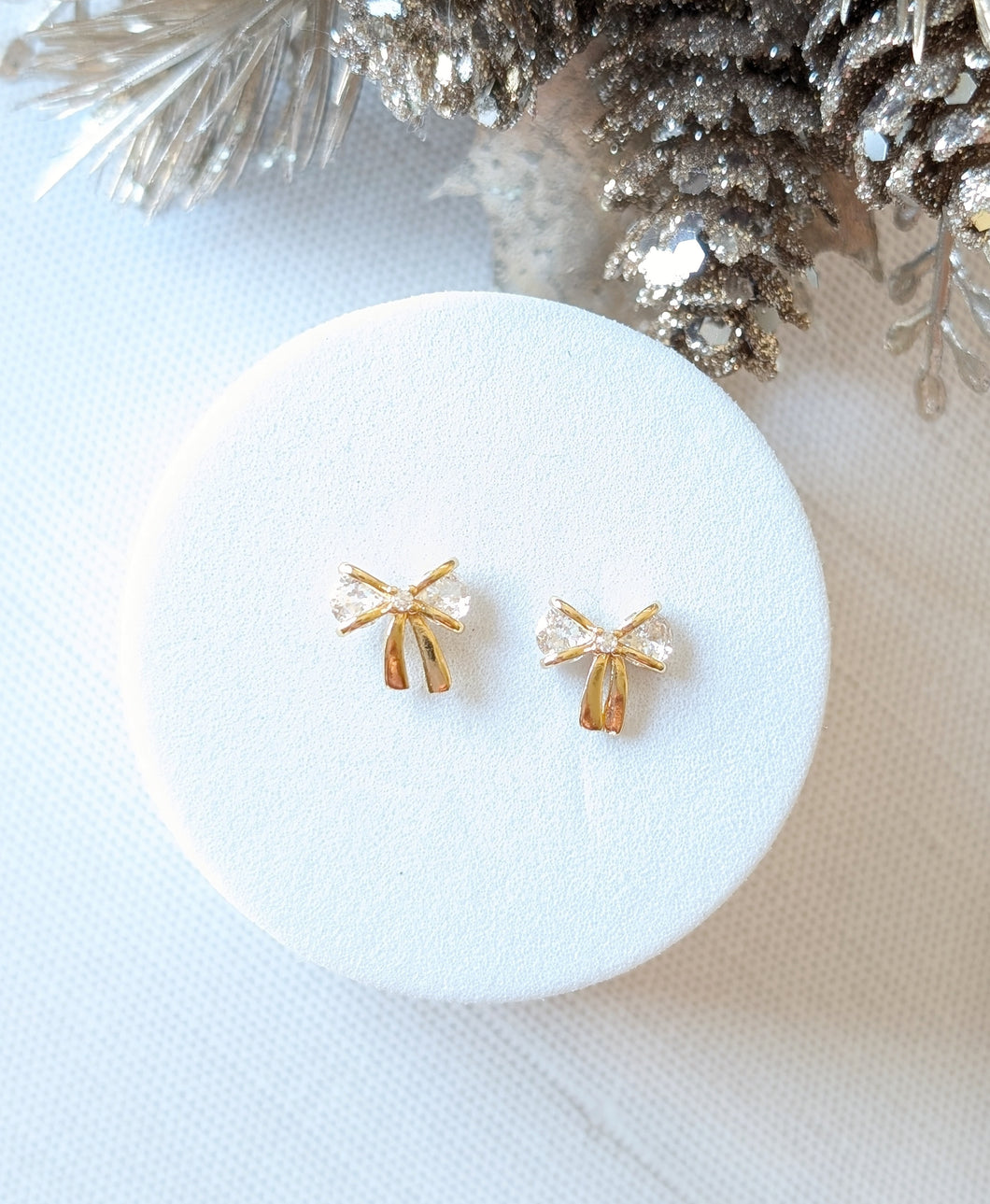 Crystal Bow Studs