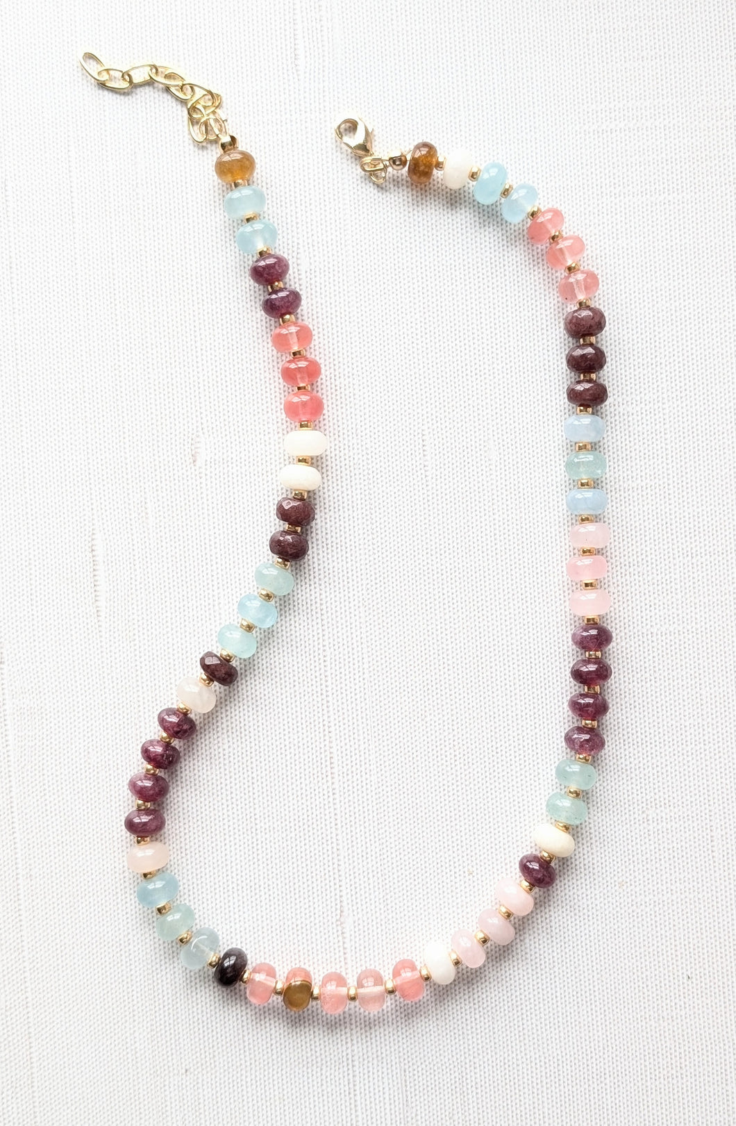 Berry Sky Beaded Necklace