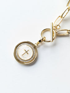 Crossed in Light Opal Cross