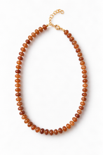 Load image into Gallery viewer, Amber Glow Beaded Necklace