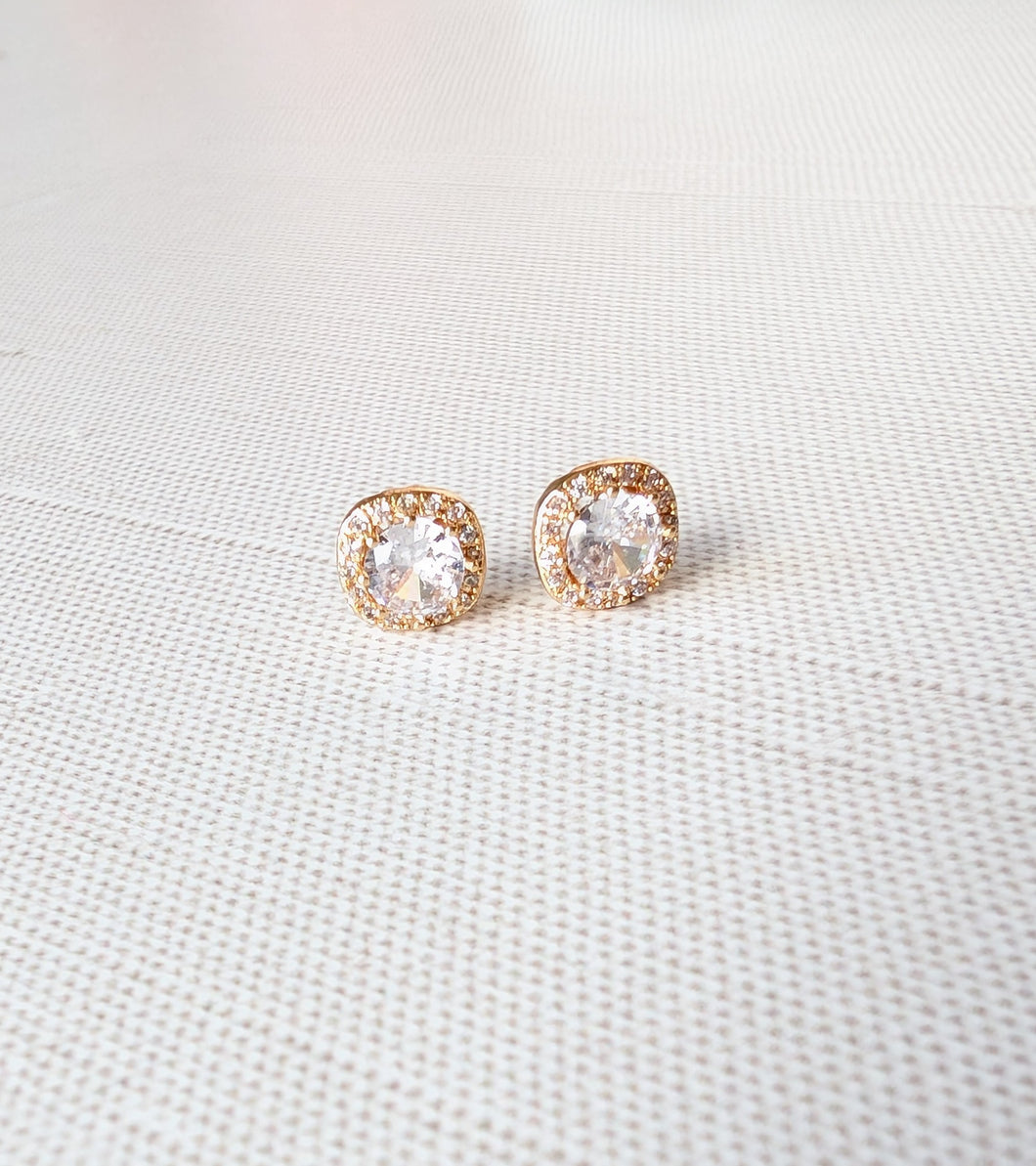Halo Stud Earrings
