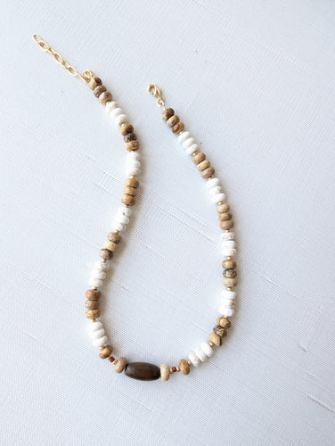 Driftwood Beaded Necklace