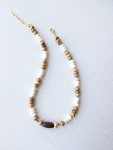 Driftwood Beaded Necklace