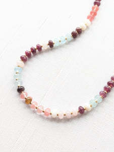 Berry Sky Beaded Necklace