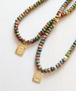 PRE ORDER Painted Reverie Initial Necklace