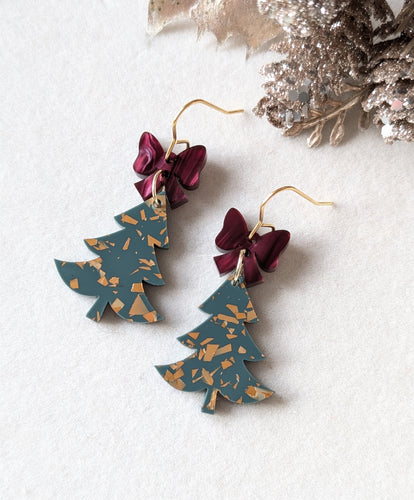 Berry Bow Evergreen Drops