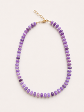 Load image into Gallery viewer, Royal Purple Beaded Necklace