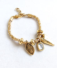 Load image into Gallery viewer, Antiqued Sanctuary Charm Bracelet