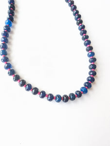 Midnight Berry Beaded Necklace