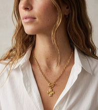 Load image into Gallery viewer, Antique Cross Toggle Necklace