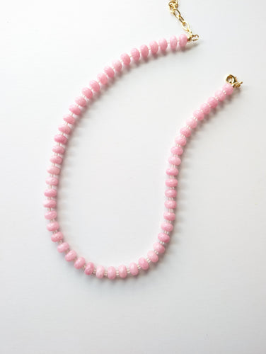 Cotton Candy Cloud Beaded Necklace