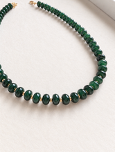 Load image into Gallery viewer, Emerald Luxe Beaded Necklace