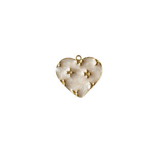 Vintage White Heart